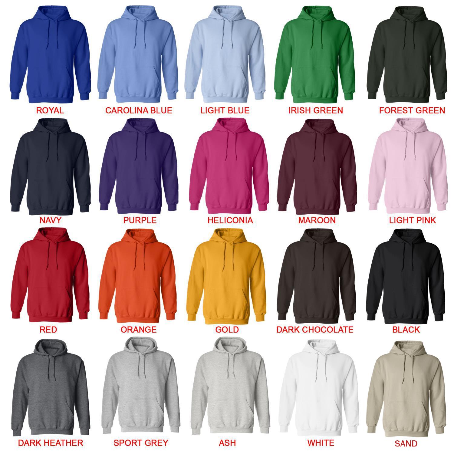 hoodie color chart - Smallville Store