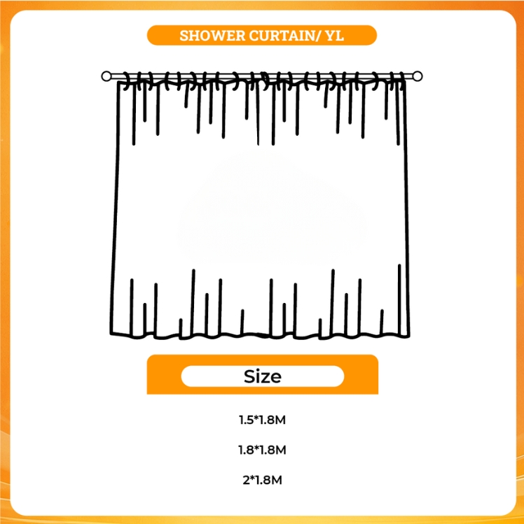 3D shower curtain - Smallville Store