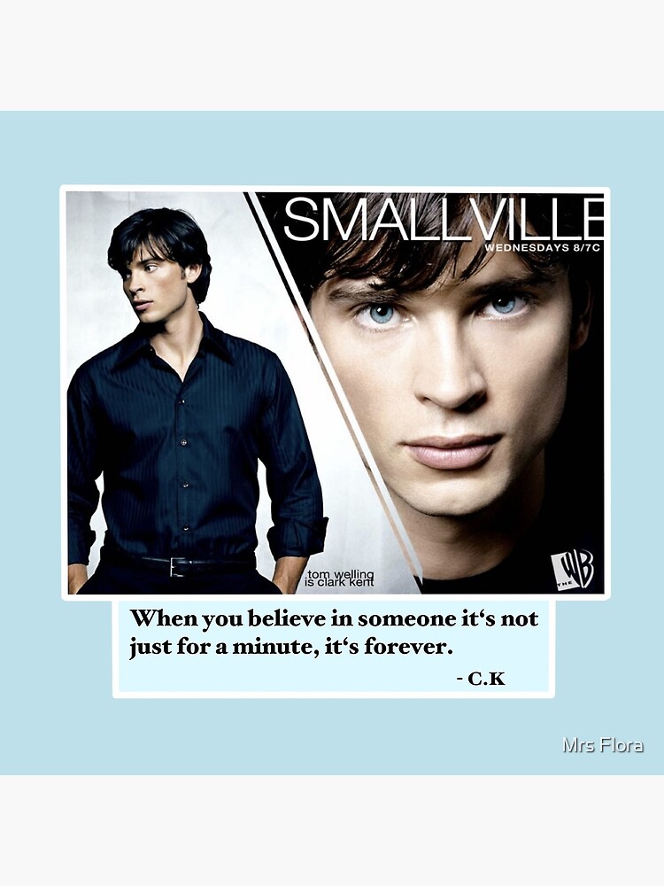 Clark Kent Smallville Quote Throw Pillow - Image 2