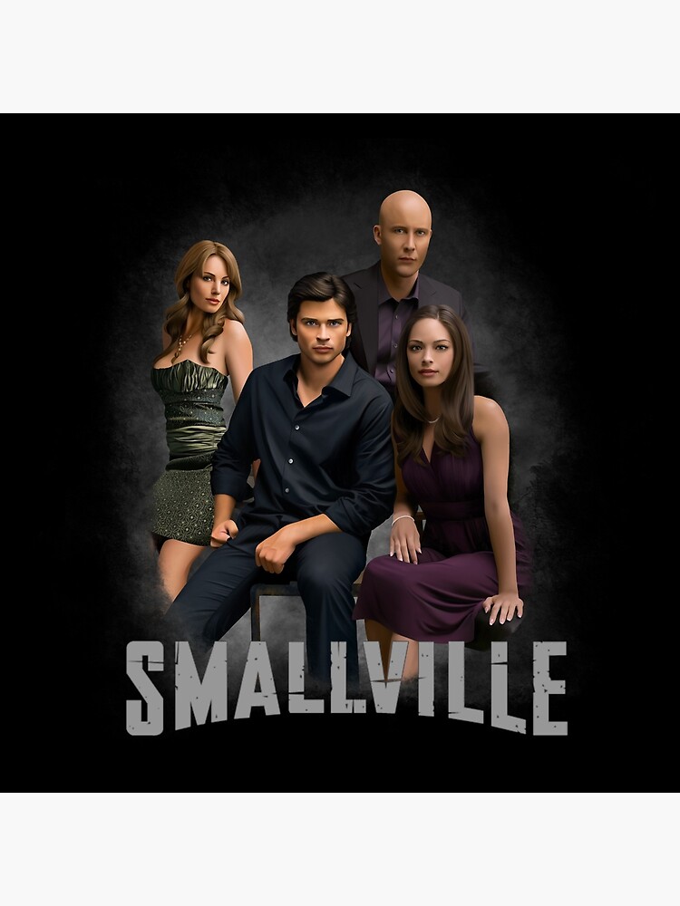 Smallville Group Throw Pillow - Image 2