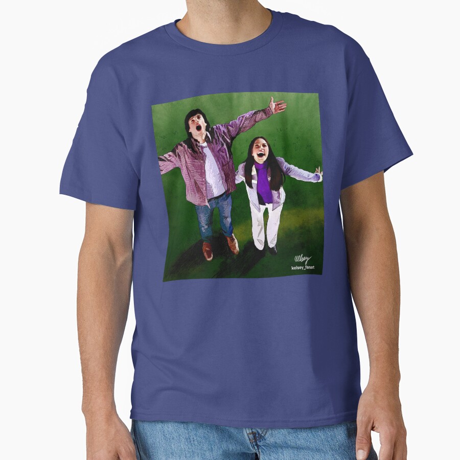 Clark And Lana Screaming At The Football Field T-shirt - Image 4
