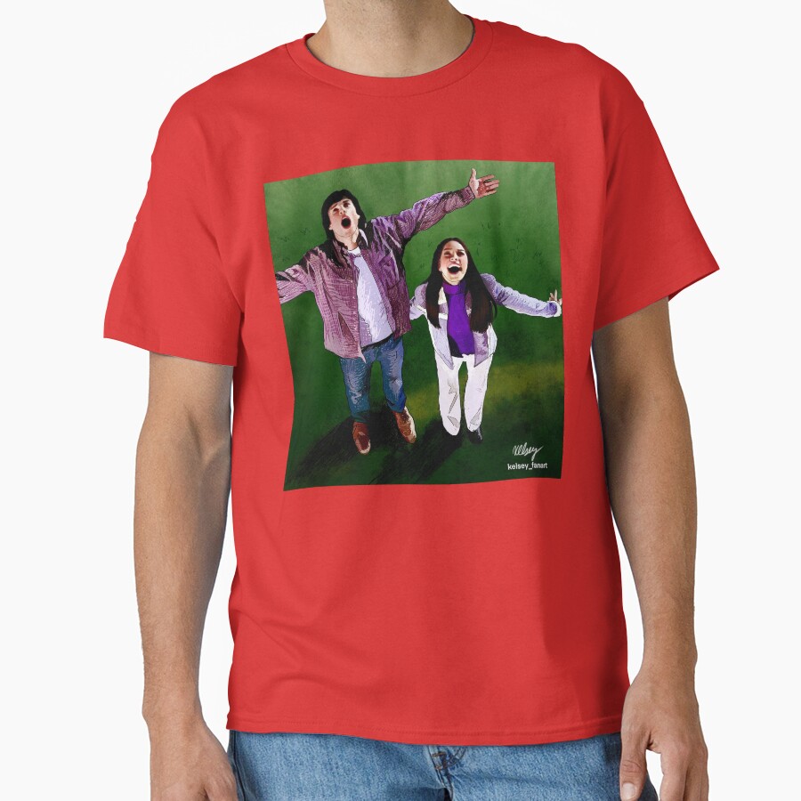 Clark And Lana Screaming At The Football Field T-shirt - Image 5