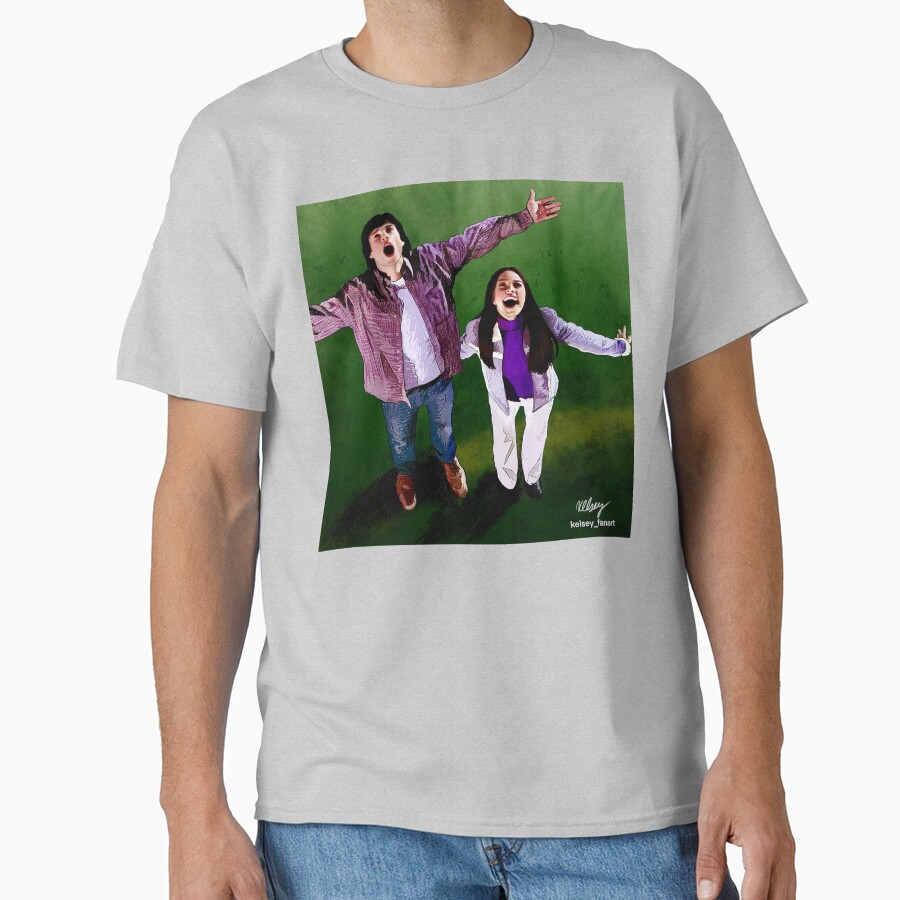 Clark And Lana Screaming At The Football Field T-shirt - Image 3