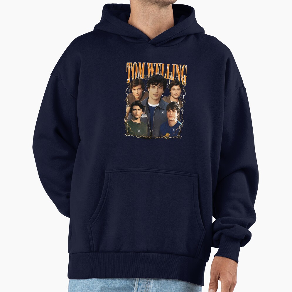 Clark Kent Vintage 90s Bootleg Hoodie - Image 5