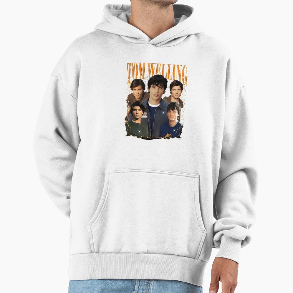 Clark Kent Vintage 90s Bootleg Hoodie - Image 2