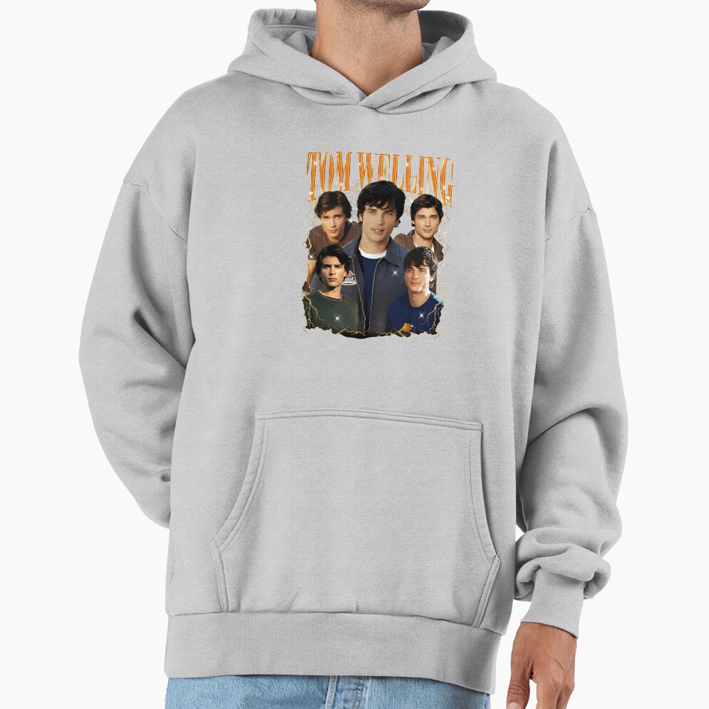 Clark Kent Vintage 90s Bootleg Hoodie - Image 4