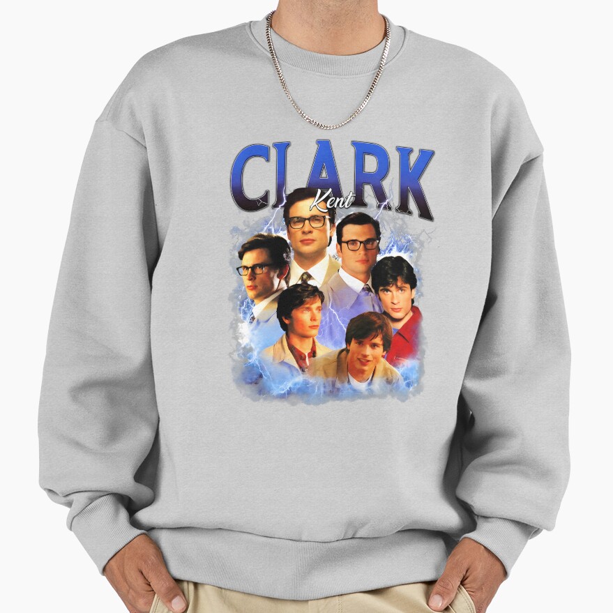 Clark Kent Vintage Bootleg Tee Sweatshirt