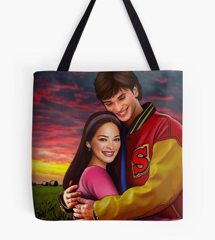 Clark And Lana Smallville Tote Bag