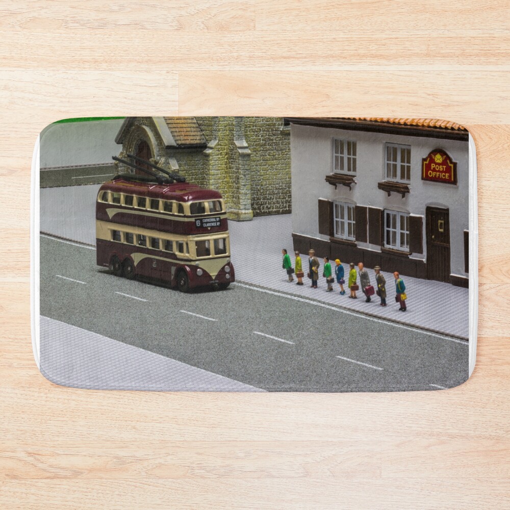 Smallville Trolleybus Bath Mat