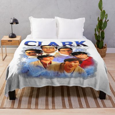 Clark Kent Vintage  Tee Throw Blanket