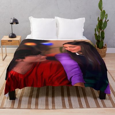 Clark And Lana At The Beanery Throw Blanket