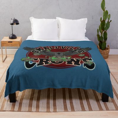 Smallville Crows Logo Throw Blanket