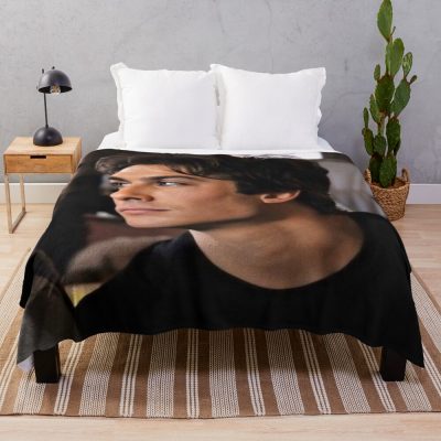 Damon Salvatore Throw Blanket