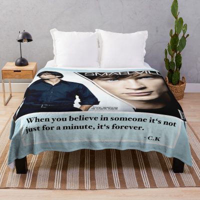 Clark Kent Smallville Quote Throw Blanket