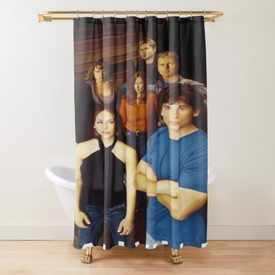 Legends Of Smallville Cast Tribute Shower Curtain