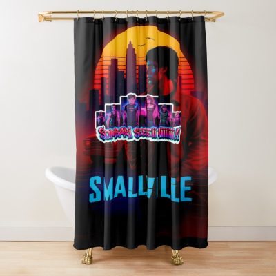 Sombari Seeeii Miiiiiii Smallville Shower Curtain