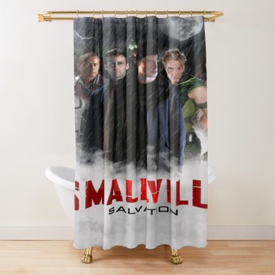 Smallville Salvation Poster Shower Curtain