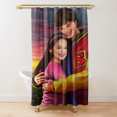 Clark And Lana Smallville Shower Curtain