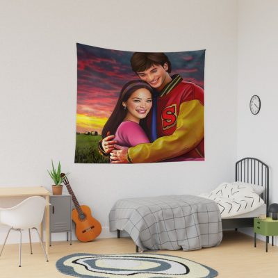 Clark And Lana Smallville Tapestry