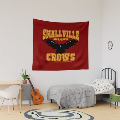 Smallville High Home Of The Crows Tapestry