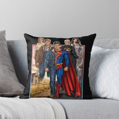 Superman Legacy Throw Pillow