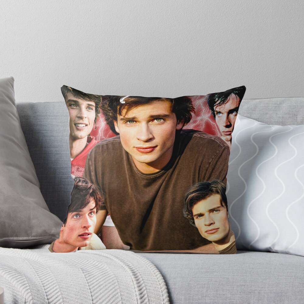 Vintage Clark Kent Throw Pillow