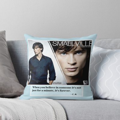 Clark Kent Smallville Quote Throw Pillow
