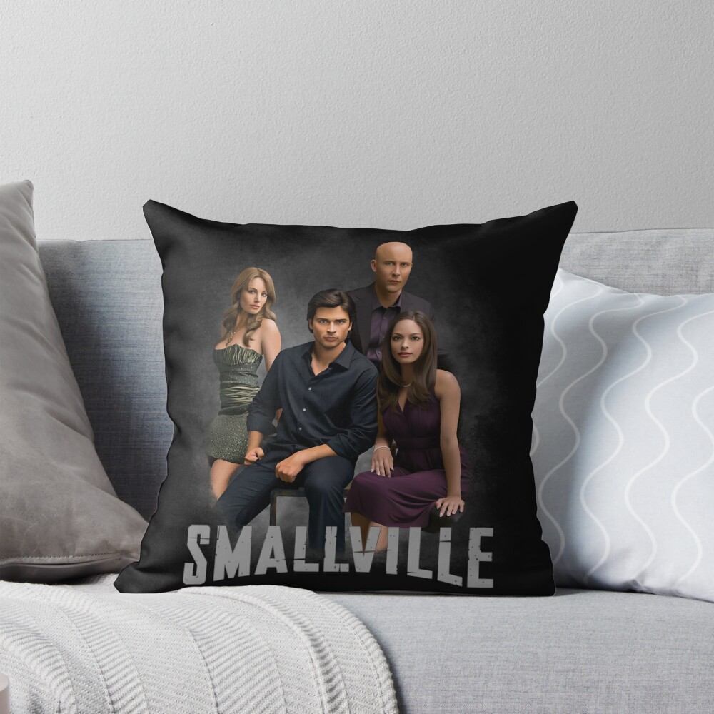 Smallville Group Throw Pillow