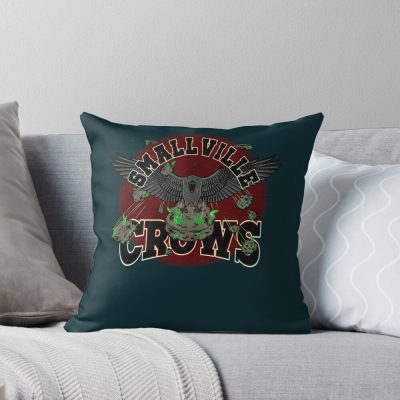 Smallville Crows Throw Pillow