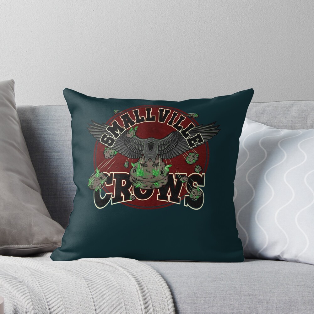 Smallville Crows Throw Pillow